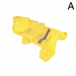 1 tk Outdoor Wear, kapuutsiga pingutusn&ouml;&ouml;r taga lemmikloomade kombinesoonid, helkur, veekindel koerte vihmamantel Lemmikloomatarbed XS punane