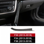 Carbon Fiber Auto Center Control kaaspiloodi paneeli trimmiriba katte kleebise sisemus BMW F30 F34 F36 2013-2018 autotarvikutele Style B
