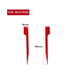 S&uuml;sinikkiust Ford Mustangi 2005-2009 autokeskuse juhtpaneeli CD-dekoorpaneeli katte kleebis auto sisetarvikute kleebised Style A Black