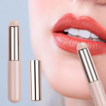 Concealer Brush under Eye Lipstick Round Head with Tube Protector Reusable Lip