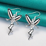 URMYLADY 925 Sterling Silver Angel K&otilde;rvar&otilde;ngad Naistele Mood Pulmad Kihluspeo V&otilde;lulikud Ehted ME073
