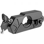 Motorcycle Grip Lock, Enmja Heavy Duty Motorcycle Lock Anti Theft fit for Bicycle Scooter Mopeds ATV Dirt Street Bike(Black)