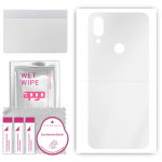 apgo Ultra Clear Protective Skin Sticker for the back compatible with Umidigi A3S, Wrap Film, Hydrogel Film, Flexible, Soft TPU with positioning layer