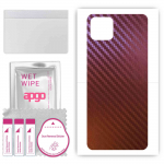 apgo skin sticker film foil vinyl for the BACK compatible with Oppo A72, scratch-resistant, easy to install - Carbon Chameleon CAKA5