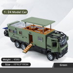 1/24 Benz NOMADISON sulamist haagissuvila mudeli maastikus&otilde;iduki simulatsiooni heli ja valguse tagasit&otilde;mmatav m&auml;nguasi autopoiste kollektsiooni kaunistus kingitus 1/24-Size:23*6.3*10cm