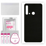 apgo Protective Skin Sticker for the back compatible with Huawei P20 lite (2019), Wrap Film, Foil, Vinyl - Pattern Matrix