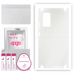 apgo Protective Skin Sticker for the back+sides compatible with Xiaomi Redmi Note 11 Pro, Full Wrap Film, Foil, Vinyl - Pattern Matte Transparent