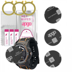 3x apgo MATTE Hybrid protective glass compatible with Hammer Watch Plus, flexible nano glass, great replacement for tempered glass, scratch-resistant,