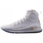 Under Armour Curry 4 Retro Valge Kuld 2024 Unisex Tennised Sidrunij&auml;&auml; Metallikuld 1298306-111 44
