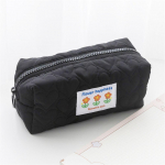 Mood koolitarbed Kingitustarvikud Pliiatsikotid Armas pliiatsikott Kirjatarvete kott Lilleline pliiatsitase valge