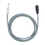 6,35 mm isasest C-t&uuml;&uuml;pi isase kitarri helikaabli mikrofoni salvestamiseks helikaabli &uuml;hendamiseks ja m&auml;ngimiseks 300cm roheline