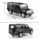 Land Rover Defender maastikuauto 5-tolline metallist auto simulatsioon suruvalatud ja m&auml;ngus&otilde;iduk RMZ city 1:36 sulamist mudelikingitused lastele