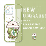 P&otilde;rutuskindel Cartoon Astronaut Crystal Case t&auml;iskaanega kaamera kaitse l&auml;bipaistev pehme telefoni korpus Vivo Motorola jaoks Vivo S1