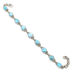 Natural Republic Larimar v&auml;&auml;riskivi k&auml;sitsi valmistatud 925 prooviga h&otilde;be k&auml;ev&otilde;ru 7-8 M5h13