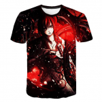 Anime Fairy Tail Natsu 3D printimine Lucy ja Erza Cosplay T-s&auml;rk vabaaja l&uuml;hikeste varrukatega T-s&auml;rk Jaapani koomiksite moetopsid XS roheline