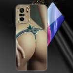 Sexy-Ass Woman Girl telefoni&uuml;mbris Xiaomi Mi POCO X3 NFC GT M4 M3 12 11T 10T Pro A3 11 Lite NE 5G 12X 11i F3 pehme musta kaane jaoks Xiaomi Mi A3