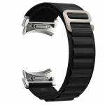 Alpine Loop nailonrihm Samsung Galaxy Watch 6 Classic 43 47mm 5Pro 45mm 46mm 42mm Quick Fit Samsung Galaxy 4/5/6 44mm 40mm k&auml;ev&otilde;ru jaoks Galaxy 6Classic 47mm must