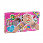 Laste kingitused isetegemise helmed punutud k&auml;ev&otilde;ru n&ouml;&ouml;rid helmed ehted s&otilde;pruse loomine 6&ndash;10-aastasele lapsele s&uuml;nnip&auml;evaks kingitus t&uuml;drukule m&auml;nguasjakomplekt laste k&auml;sit&ouml;&ouml; Package size:12*3*22.5cm roosa