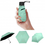 Travel Umbrella, Compact Lightweight Portable Strong Waterproof Folding Umbrella, With 6 Bones Reinforced UV Protection For Men