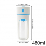 Youpini mahlapress Kaasaskantavad puuviljamahla segistid USB laadimine mahlapressi tass Elektriline mini apelsini sidrunimasin Koduk&ouml;&ouml;k Uus