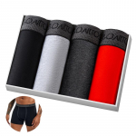 BONITOS 4tk Bokserid &uuml;hev&auml;rvilised seksikad meeste alusp&uuml;ksid puuvillased meeste alusp&uuml;ksid M