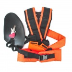 Trimmeri Polsterdatud V&ouml;&ouml; Topelt &Otilde;larihm Rihm W-Kujuline Mugav T&ouml;&ouml;j&otilde;us&auml;&auml;stlik V&otilde;sal&otilde;ikurile Trimmerile Aiap&uuml;gaja Aiatarbed&middot; oranž