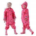 Unisex laste kapuutsiga jope tuule- ja veekindel vihmamantel t&uuml;drukutele, poiste mask S sinine