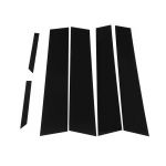 6 tk autoakna ukse samba postid, kleebised, katted, kaunistuste kleebis Chrysler 300 2011-2021 jaoks