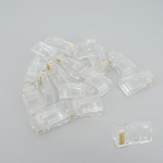 10/20/50 tk RJ-45 v&otilde;rgukaabli moodul kristallpistik CAT-5/5e 8 s&uuml;damikuga kullatud Etherneti v&otilde;rgupistik 10pcs
