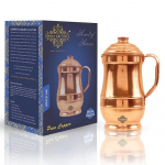 Vasest veekann, traditsiooniline disain, Ayurveda terviseh&uuml;ved, roostevaba, elegantne kodukaunistus, 1,4 liitrit