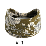 Naiste Boho peapaelad puuvillased laiad turbanid peakatted libisemiskindlad venivad spaa juuksepaelad treeningjooga peapaelad sidemega jooksmiseks bandana juukseaksessuaarid