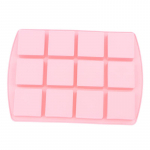 12 Cavity ruudukujulised silikoonvormid isetegemise pruunide hammustuste jaoks Fudges koogid kommid tarretis k&uuml;psetusn&otilde;ud lastele k&uuml;psetamiseks kaunistusvorm