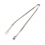 Grilltangid Roostevabast terasest vorsti keeramise grilltangid peekoni steiki liha k&ouml;&ouml;giviljade pika varrega BBQ grilltangid toidukvaliteediga k&ouml;&ouml;k 40cm