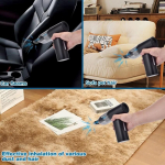 2-&uuml;hes Air Duster kaasaskantav suru&otilde;hupuhur ja tolmuimeja juhtmeta tolmupuhur klaviatuuri arvuti puhastamiseks