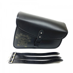 Must Skull mootorratta sadulakottide k&uuml;lgmine t&ouml;&ouml;riistakott PU nahast pagasi sadulakott Left