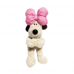 Autopuhasti k&auml;igukangi k&auml;epide Dekoratiivne nukk Autokaunistus koer Auto armatuurlaud Koer Palus m&auml;nguasi Kodukaunistuse nukk roosa punane v&auml;rv