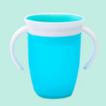 Magic Baby Cups saab p&ouml;&ouml;rata Baby Learning Drinking Cup Lekkekindel lapse veetassi pudel 240 ml Copos Learning Cup Baby Cup sinine