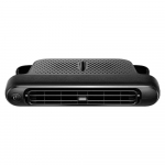 Auto esi-/tagaistme peatoe jahutusventilaator elektriliselt reguleeritav tuulekiirusega miniventilaator Kahe turbiiniga vaikne labadeta istmeventilaator must