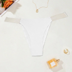 Naiste &otilde;mblusteta n&auml;htamatud alusp&uuml;ksid, l&auml;bipaistev v&ouml;&ouml;rihm Seksikad stringid Xs SML L