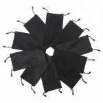 10 tk pehmest riidest p&auml;ikeseprillid prillid prillid prillid kotike kott puhastuskott must