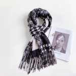 2024 s&uuml;gis/talv uue tuhande linnu ruudustiku imitatsiooniga ka&scaron;miir, mitmek&uuml;lgne tr&uuml;kitud ruuduline sall, soe kaunistus sall meestele ja naistele 185*65cm