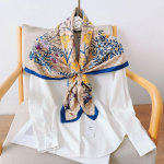 90CM Neli Aastaaega Ruudukujuline Suur Ruudukujuline Sall Luksuslik Dekoratiivne S&auml;rk Professionaalne Peapael Juuksepael P&auml;ikesekaitse Peapael 90*90cm