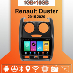 Android Carplay autoraadio Renault Duster 2015-2020 multimeediumipleieri peakomplekti stereo-GPS-i navigatsioonis&uuml;steemi jaoks BT WIFI 2+32GB 1+16GB
