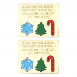 2 tk Peitusm&auml;ngu komplekt J&otilde;ulud Puidust Perem&auml;ng M&auml;nguasi Interaktiivsed J&otilde;ulud Peitusm&auml;ngu klotsid Kodu Festivali Peom&auml;ngud A