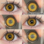EYESHARE Colored Contact Lenses Halloween Vampire Red Lenses Anime Cosplay Beauty Pink Blue Colored Lenses 1 Pair 0