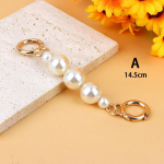 Kotipikenduskett Crossbody rahakott Pearl Chain rihm K&auml;ekott isetehtud rippuv pannal 14.5CM