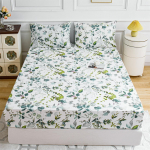 Lilletr&uuml;kis Deep Pocket kuninganna voodilinade komplekt - 3 arvutit pehmest mikrokiust kuninganna voodilinad Deep Pocket pleekimiskindlad voodipesu linad ja padjap&uuml;&uuml;rid 160x200+25cm+2 pillowases