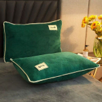 Luksuslik sametist padjap&uuml;&uuml;r 48x74cm &Uuml;hev&auml;rviline Pehme Nahale Padjap&uuml;&uuml;r Padjakate Voodipesu Flanellkangas Soe ja Sile 48X74cm 2PCS Pillowcases