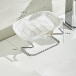 Multifunktsionaalne stantsivaba seebihoidik Vannitoa kodu-WC seebikarbi seebihoidik