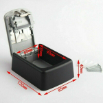 K&otilde;rge turvalisusega seinale kinnitatav v&otilde;ti Seif koodlukk Hoiu 4-kohaline